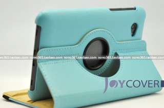 Blue PU Leather Case Cover 360 Degree for Samsung GALAXY Tab 7.7 