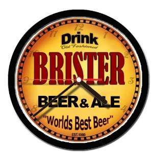  BRISTER beer and ale cerveza wall clock: Everything Else