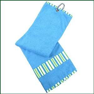  Golf Towel Glove It Pea Pod Designer Blue Womens: Sports 