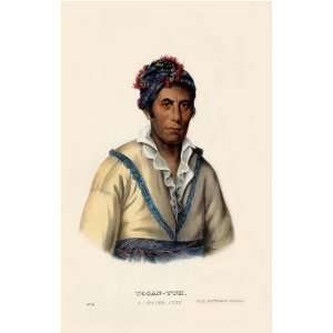   Cherokee McKenney Hall Indian Print Fine Art Repro
