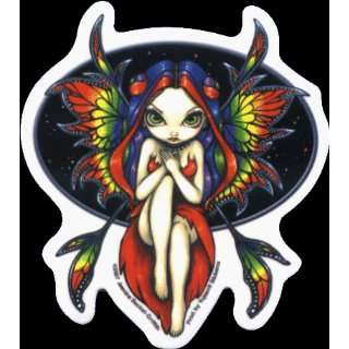   Wings by Jasmine Becket Griffith (Clear Background)   Sticker / Decal