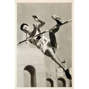  1932 Summer Olympics Duncan McNaughton High Jump Print 