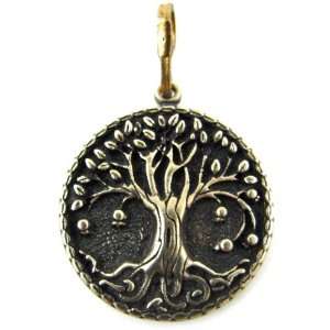  Solid Bronze Celtic Tree Of Life Pendant Pagan: Jewelry