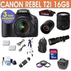  Canon Rebel T2i + Sigma 18 200 f3.5 6.3 DC Lens + 500mm 