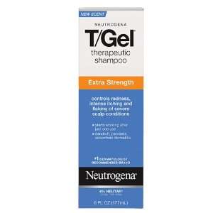 Neutrogena T/Gel Shampoo Therapeutic, Extra Strength 6 Fl Oz (Pack of 