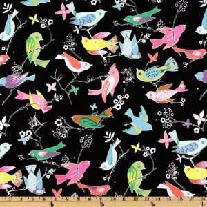 44 Wide June Bug June Song Black Fabric By The Yard 