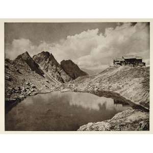  1928 Lienz Dolomites Lake Laserz Karlsbader Hut Austria 