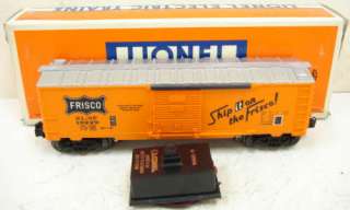 Lionel 6 19229 Frisco Boxcar w/Diesel Railsounds LN/Box 023922192295 