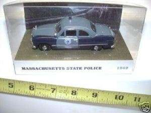 1949 FORD MASSACHUSETTS STATE POLICE CAR RARE NEW BOXD*  