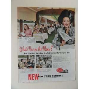   car/whats new on the menu?)Original vintage 1948 Colliers Magazine