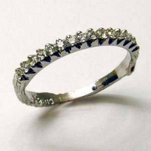   Twig Ring in 18k White Gold with Diamonds Katey Brunini Jewelry