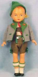 Beautiful BAVARIAN BOY CELLULOID DOLL by GURA in OB  