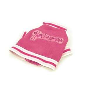  Princess Letter Knit Dog Jacket with Snap Closure (Large 