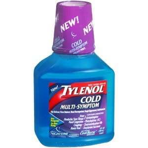   pack of 5 TYLENOL COLD MULTI SYMP NIGHT 8oz