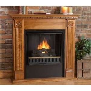  Real Flame Baltimore Oak Ventless Gel Fireplace4800: Home 