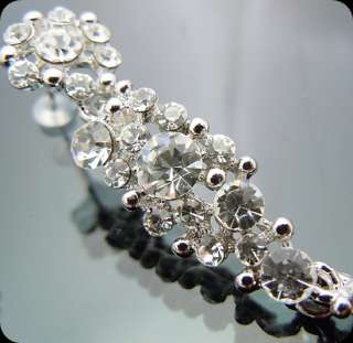 Vintage Swarovski Crystal Cluster Chandelier Earring  