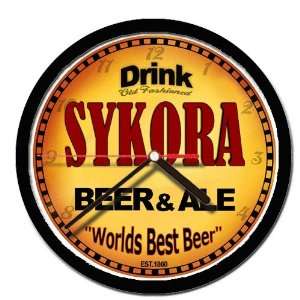  SYKORA beer and ale cerveza wall clock: Everything Else