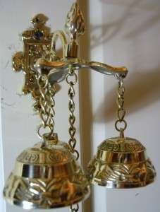 Antique Style Shopkeepers Bell ~ Brass Store Doorbell  