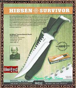Gil Hibben GH5026 Suvivor Bowie Knife & Sheath  