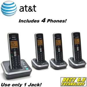   Valuable Dect Digital Cordless Phone System By ATT®: Home & Kitchen