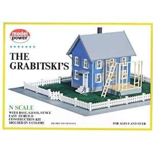    The Grabitakis House Building N Scale Model Power: Toys & Games