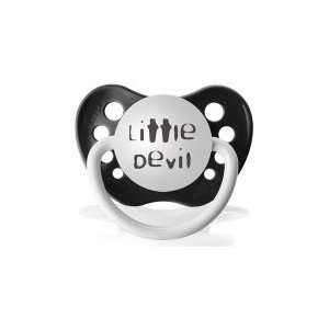  Personalized Pacifiers Little Devil Pacifier in Black 