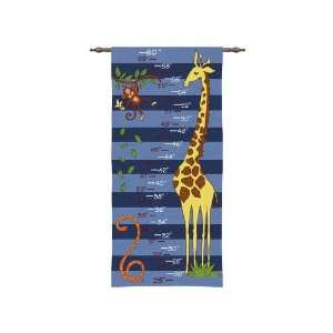  Boys Safari Animals Tapestry Growth Chart Wall Hanging 17 