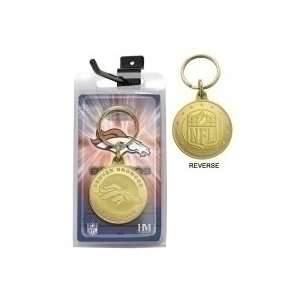    Denver Broncos Bronze Bullion Coin Keychain: Sports & Outdoors