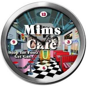  MIMS 14 Inch Cafe Metal Clock Quartz Movement Kitchen 