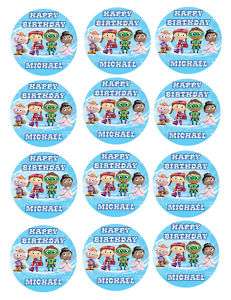 SUPER WHY #2 Edible Cupcake Image Party Favor Custom  