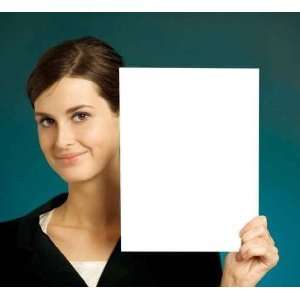  Student, Secretary or Businesswoman with Blank Signcard 