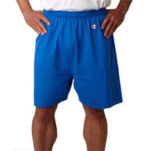  Champion Adult Cotton Gym Shorts Royal Blue Large Sports 
