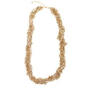  14k Gold Overlay Stormy Chain 30 inch Necklace Jewelry