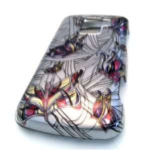  LG Optimus Q L55c Butterfly Cocoon Glossy Design Case 