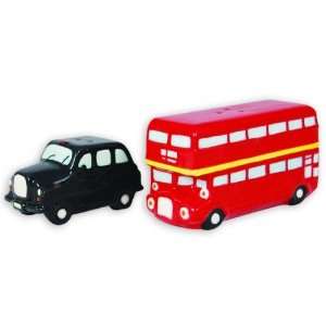  London Red Bus & Taxi   Salt & Pepper Shakers: Arts 