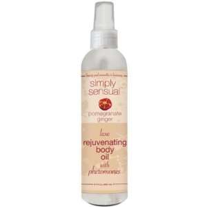   Sensual Luxe Rejuvenating Body Oil With Pheromones Pomegranate Ginger