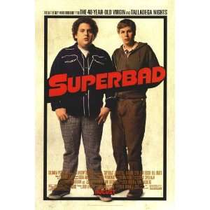  Superbad Regular Movie Poster Double Sided Original 27x40 