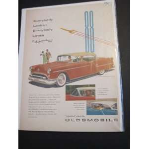  1954 OLDSMOBILE PRINT AD 