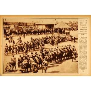 1922 Rotogravure United States Troops Mexican Border 