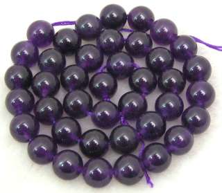 summarize 8mm round amethyst beads string 16 s n cy1085 matreial 