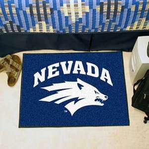  NCAA Nevada Wolf Pack 18 x 29 Logo Starter Mat: Sports 