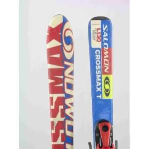  Used Salomon Crossmax T Kids Grom Jr. Snow Ski with 