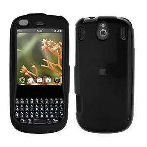 Black Rubberized Hard Cover Case for Sprint Palm Pixi  
