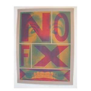  NOFX SilkScreen Poster Mad Caddys N O F X N.O.F.X. N. O. F 