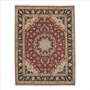  Hri Emerald 712 Red Red/Black 6 X 9 Area Rug