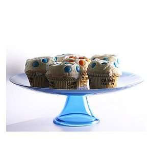  Kosta Boda Candy Cake Plate, Blue: Home & Kitchen