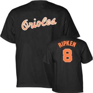  Cal Ripken Jr. Majestic Black Cooperstown Throwback Player 