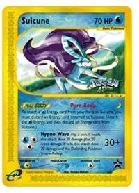 Pokemon Suicune Black Star # 53 Promo Card 70hp