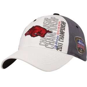   2011 Sugar Bowl Bound Distressed Adjustable Hat: Sports & Outdoors