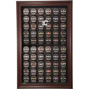  Calgary Flames 60 Puck Cabinet Style Display Case 